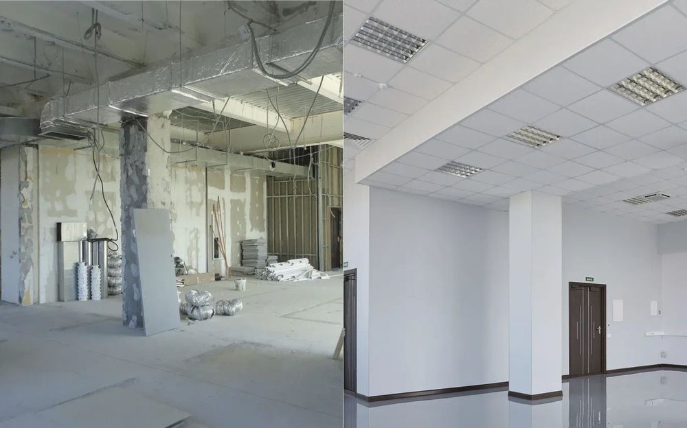 Ремонт помещений в Алматы