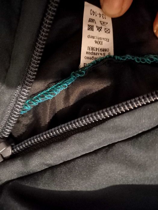 Гащеризон шушляков за момче,ватиран, 134-140, супер запазен, тъмносин.