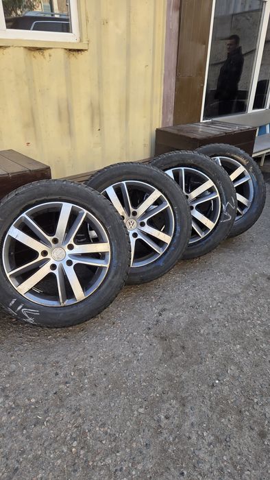 Оригинальные диски R18 на Touareg / Cayenne + Зима Bridgestone Blizzak