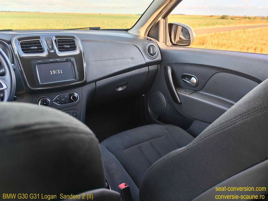 Sistem adaptare scaune de BMW Seria 5 G30 G31 pe Logan Duster Sandero