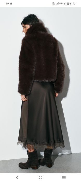 шуба от ZARA новый размер S