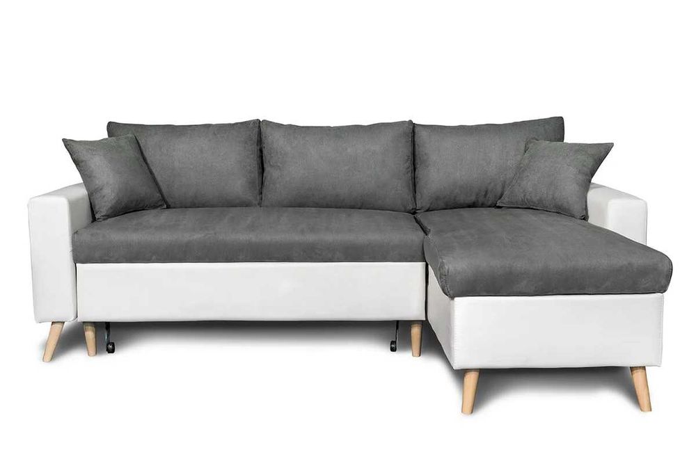 Малък ъглов диван с функция сън и ракла!!! Само 225/148 см!!!