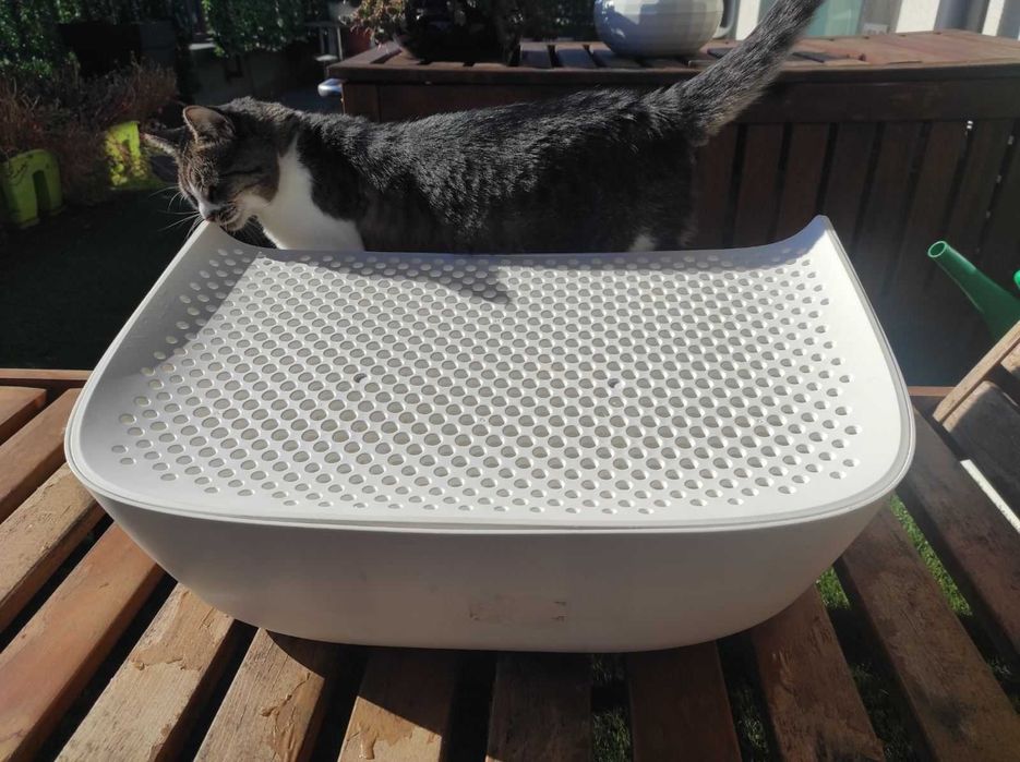 Праг за CatLink Scooper smart litter box, функция headlight, Бяла