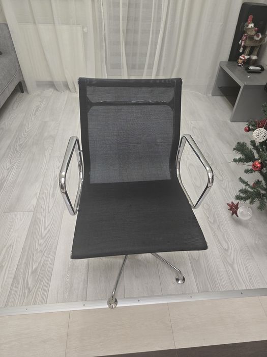 Scaun office inox rotativ