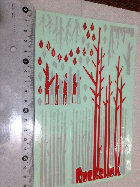 Set Stickere / abtibilduri deosebite ROCK SHOX ORIGINALE !