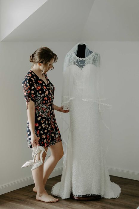 Rochie de mireasa, tip sirena!