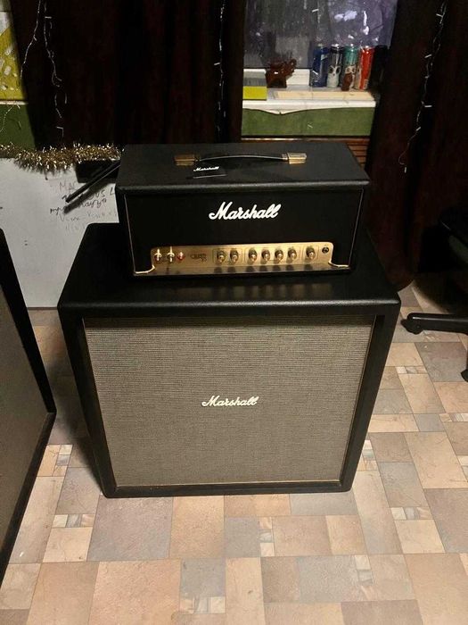 Гитарный усилитель Marshall Origin 20H (ORI20H-E), Marshall ORI412B-E