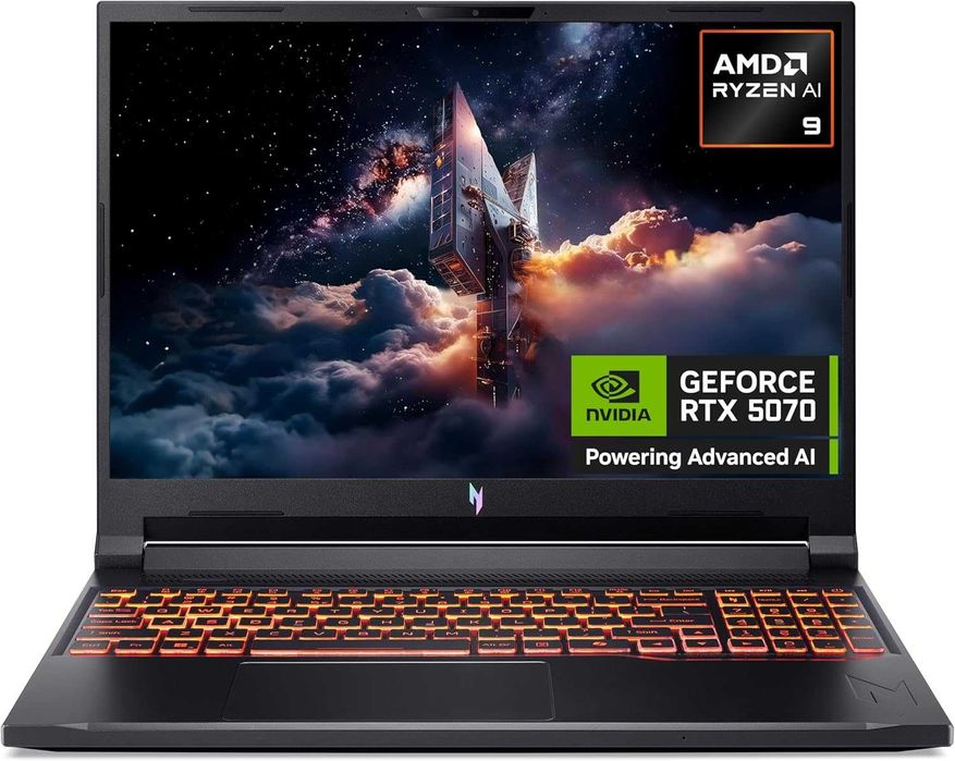 Laptop Gaming ACER Nitro V16 Ryzen AI 9 365 WQXGA 180Hz 32Gb RTX 5070