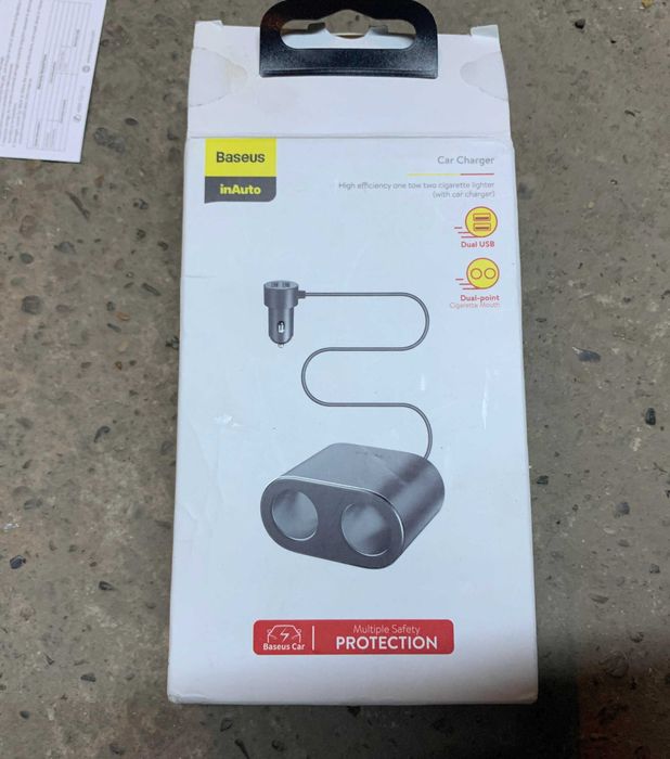 Distribuitor priza dubla Baseus 12v