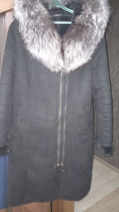 Очень тёплая дубленка!