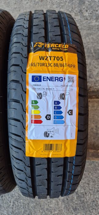 4 anvelope vara noi Tercelo 165/70/13C,dot 2025.Pretul este pe bucata.