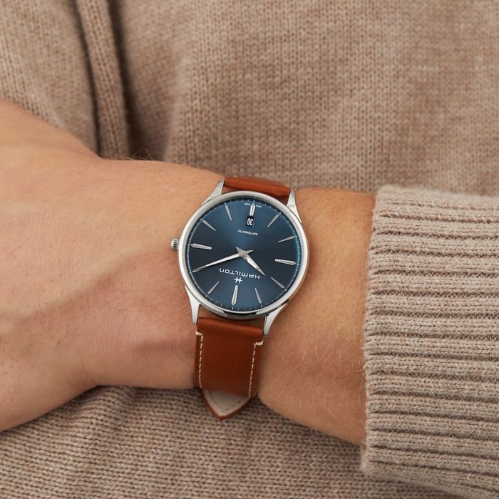 Hamilton Jazzmaster Thinline Blue