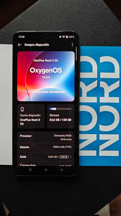 OnePlus Nord 3, Dual SIM, 128GB, 8GB RAM, 5G impecabil