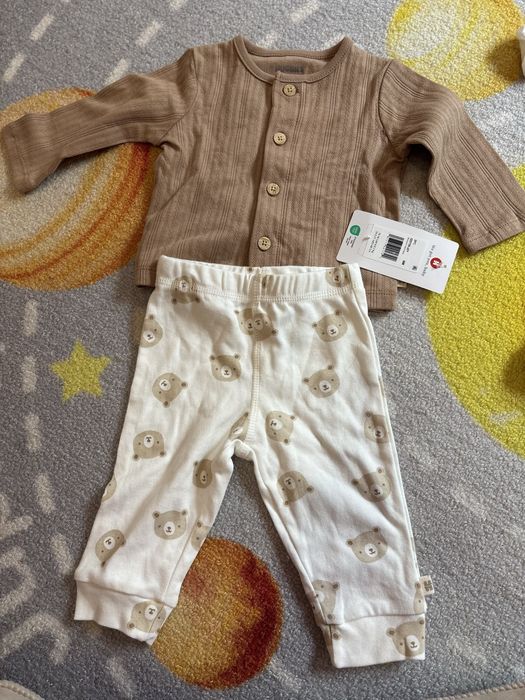 Блузка с панталонче Huggies - 6 м с етикет