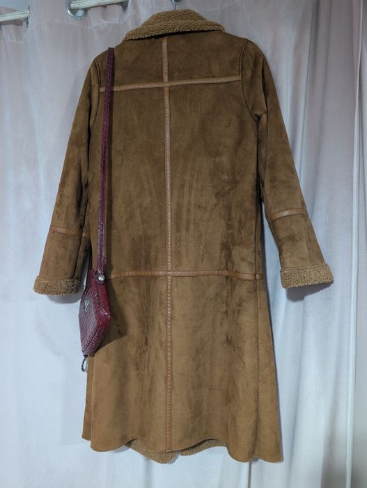 Set Stradivarius + geantă Pourchet Paris piele naturală