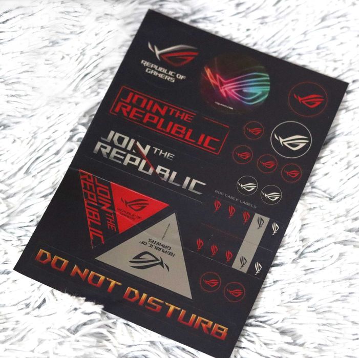 Stickere laptop Asus ROG, Republic of Gamers, gaming, jocuri, PC, pubg ...