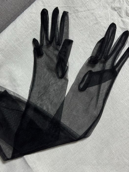 Перчатки прозрачные