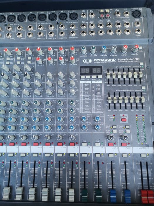 Dynacord Power Mate 1600-2 Pult Mixer Динакорд Пулт