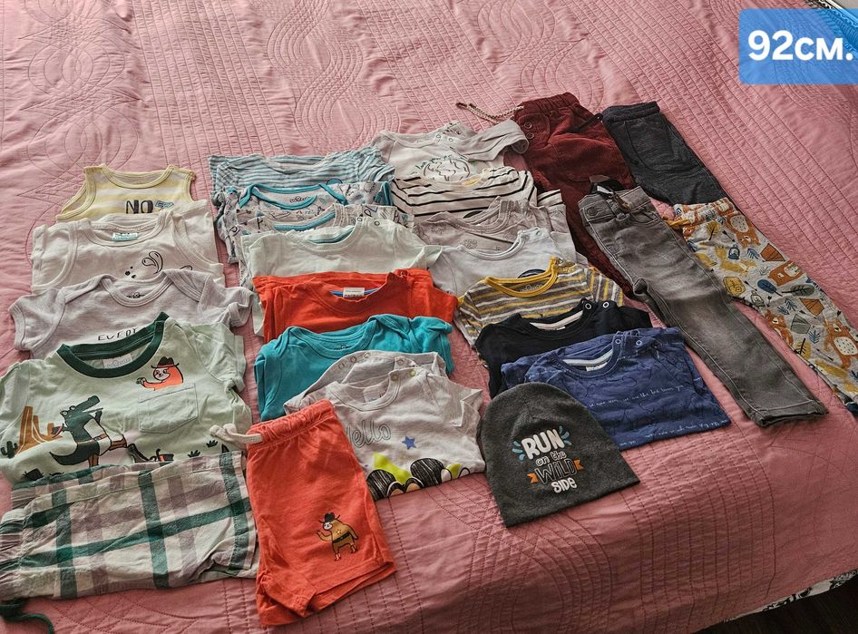Продавам 4 лота дрешки за момче, размер 92, 92-98