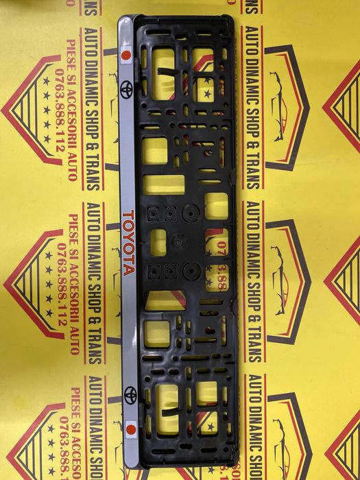Set 2 suporti numar numere inmatriculare Honda Toyota