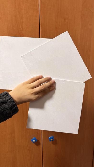 Холст на картоне 20&20 см