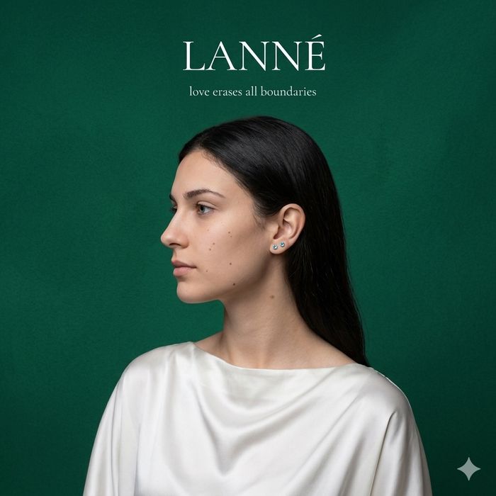 Пусеты в лимоном золоте 585 пробы.