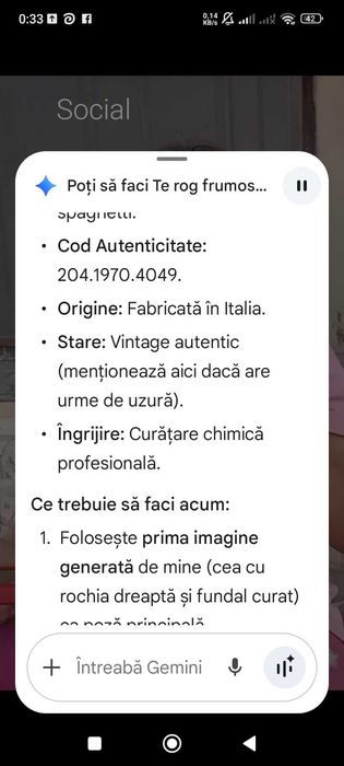 Gucci rochie originala vitange