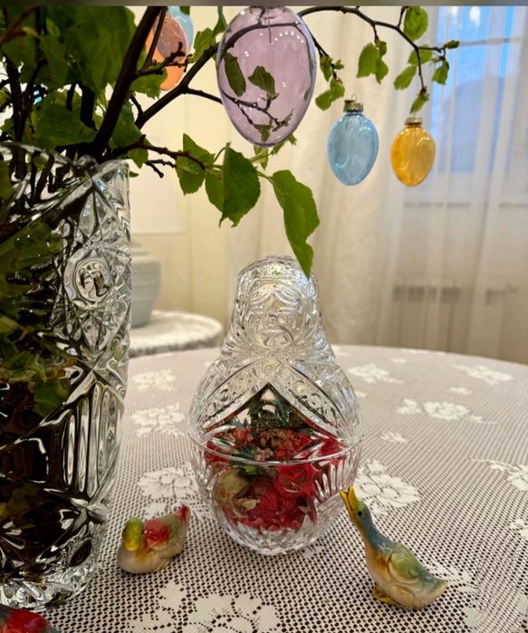 Хрустальная матрёшка не маленькая