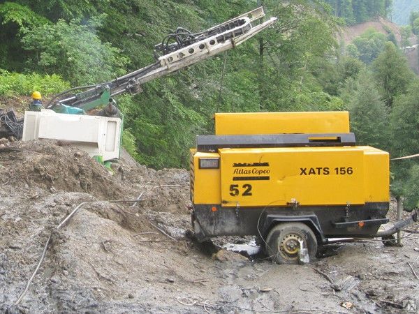 Аренда Дизельный Компрессор воздушный Отбойник прокат 24.7 доставка