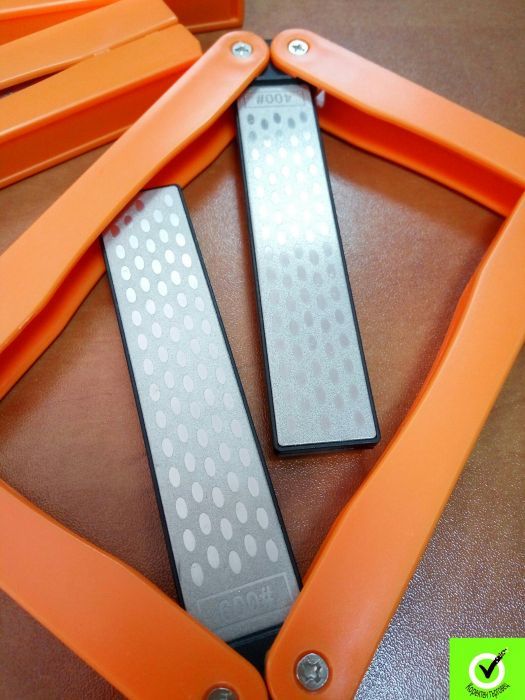 Диамантено точило за ножове с двустранен грит плочка с нова промо цена