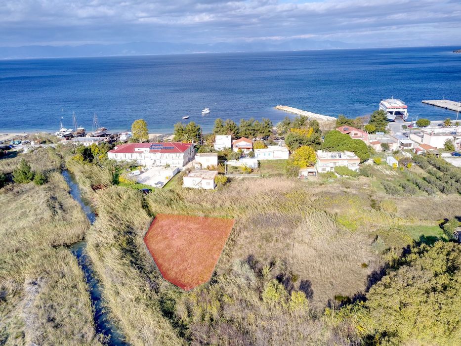 Скала Принос, о-в Тасос-парцел 805 кв.м до морето, идеален за каравана