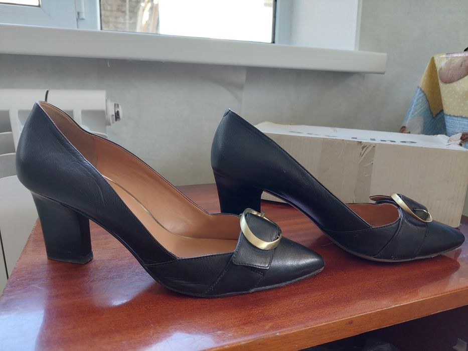 Туфли женские кожаные