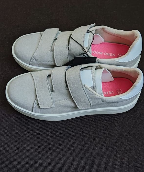 Нови с кутия сникърси / кецове Vero moda розови, сиви, черни