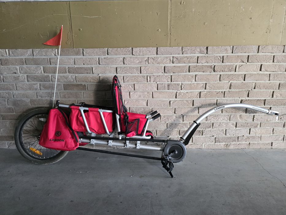 Remorca bicicleta copii