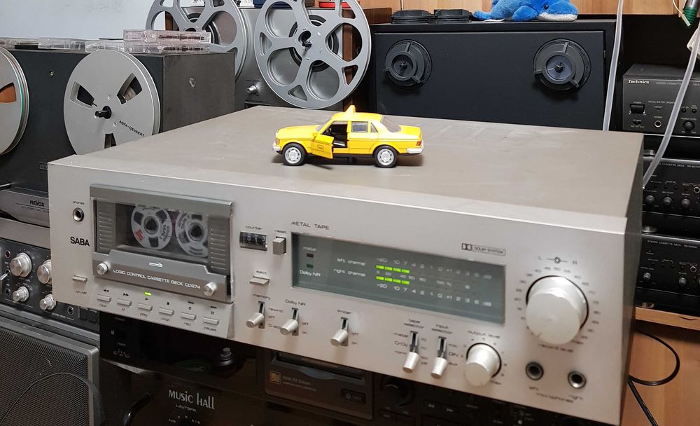 Casetofon Deck Audio Stereo Vintage SABA CD274 SILVER