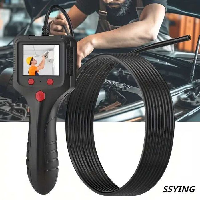 ТОП ОБЯВА Професионален ендоскоп камера с 2.4" дисплей с 5 метра кабел