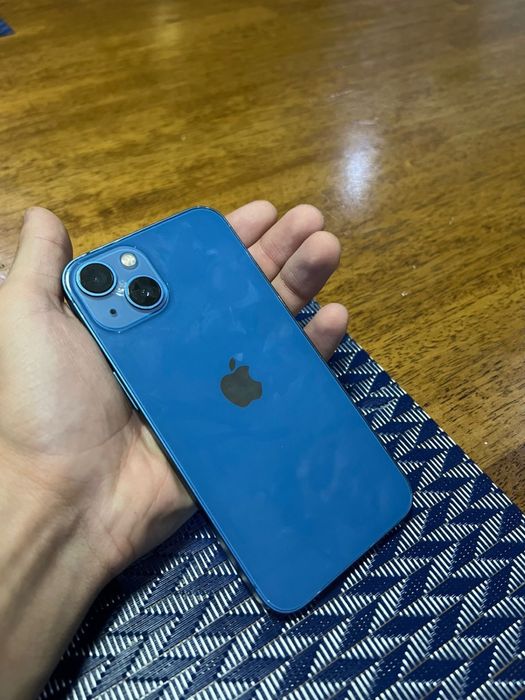 Обмен айфон 13 синий 128 гб