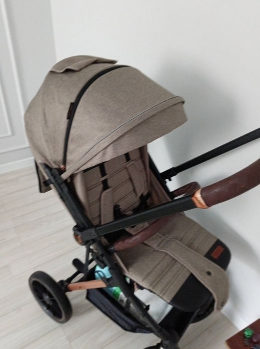 Коляска прогулочная Ining baby 6519 PRO, коричневый
