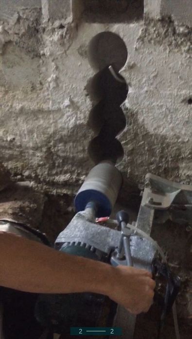 Beton teshish xizmati istalgan nazmerda 32/50/100/132 Алмазний каронка