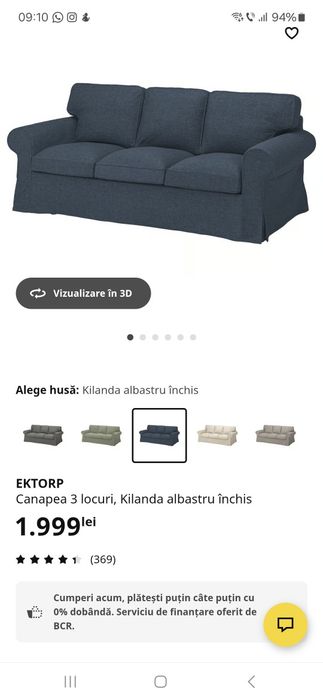 Canapea Ikea Kilanda