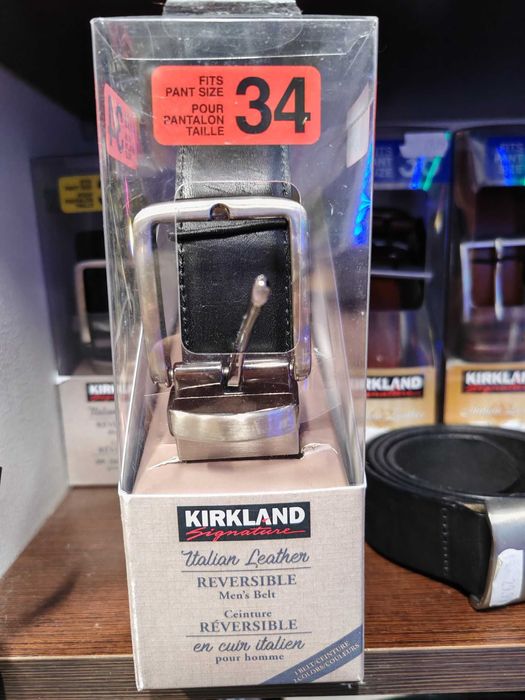 Мъжки кожен колан Kirkland