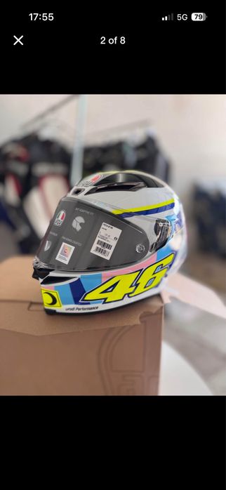 Каска AGV Pista GP RR Assen 2007 Valentino Rossi Limited Edition - L