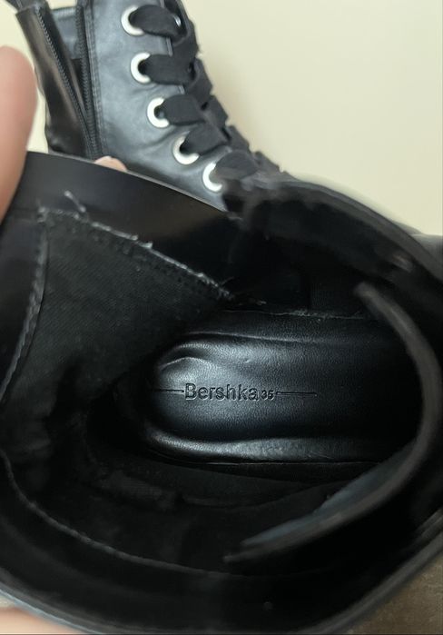 Кожени боти Bershka