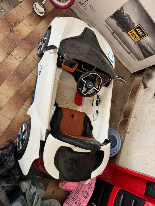 Детска акумулаторна кола BMW I8 Concept, Бял