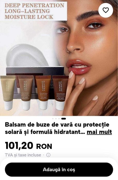 Set de balsamuri de buze mini Summer Fridays The Mini Lip Butter Balm Set