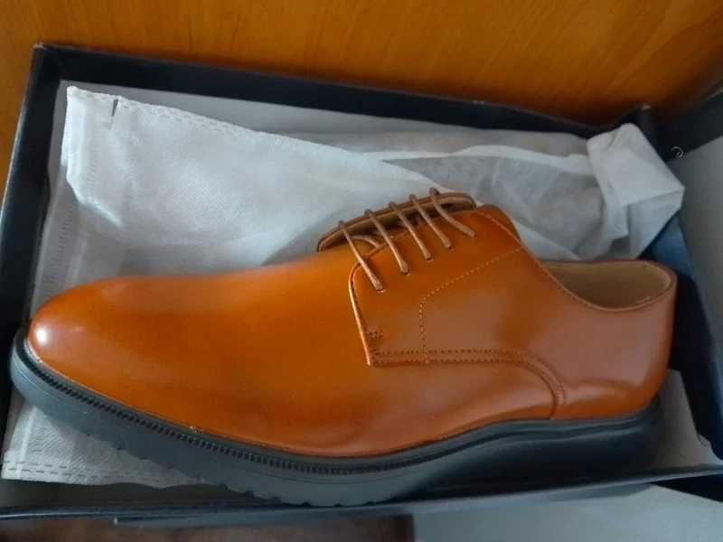 Pantofi Bruno Marc mărimea 44,5 (US 11) – noi, în cutie, maro