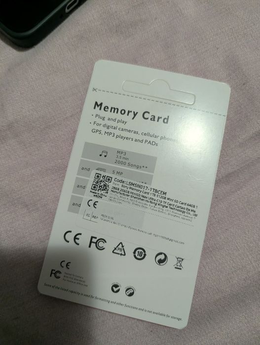Micro SD card Sony 1TB