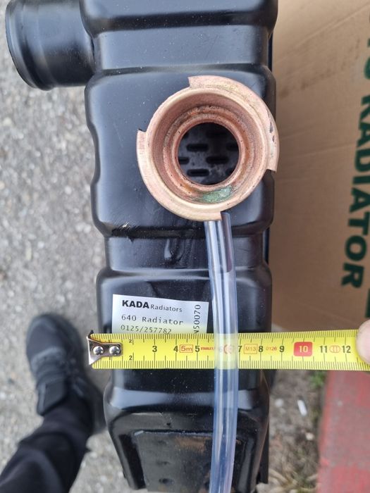 Radiator racire apa Fiat 480-640-683 din cupru cu 5 rânduri celule