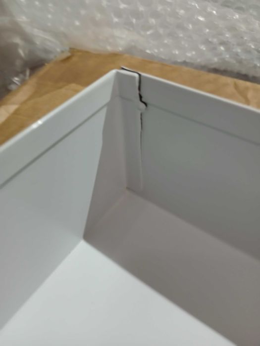 Sertar dulap alb 51x53x7.5 cm – mic defect colț