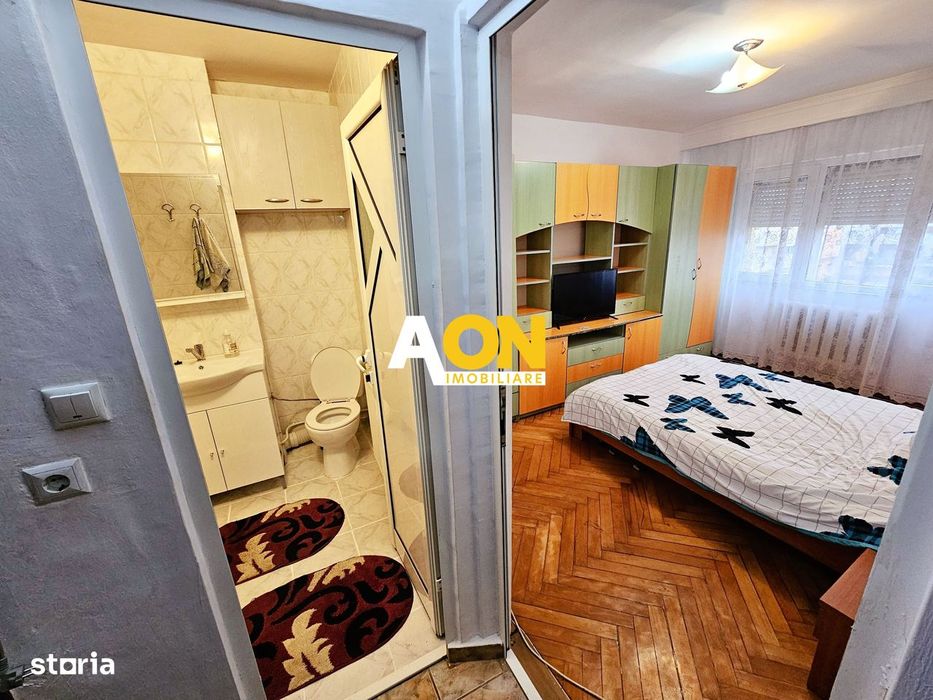 Apartament 2 camere, mobilat, utilat, etaj 3, cu boxa si parcare